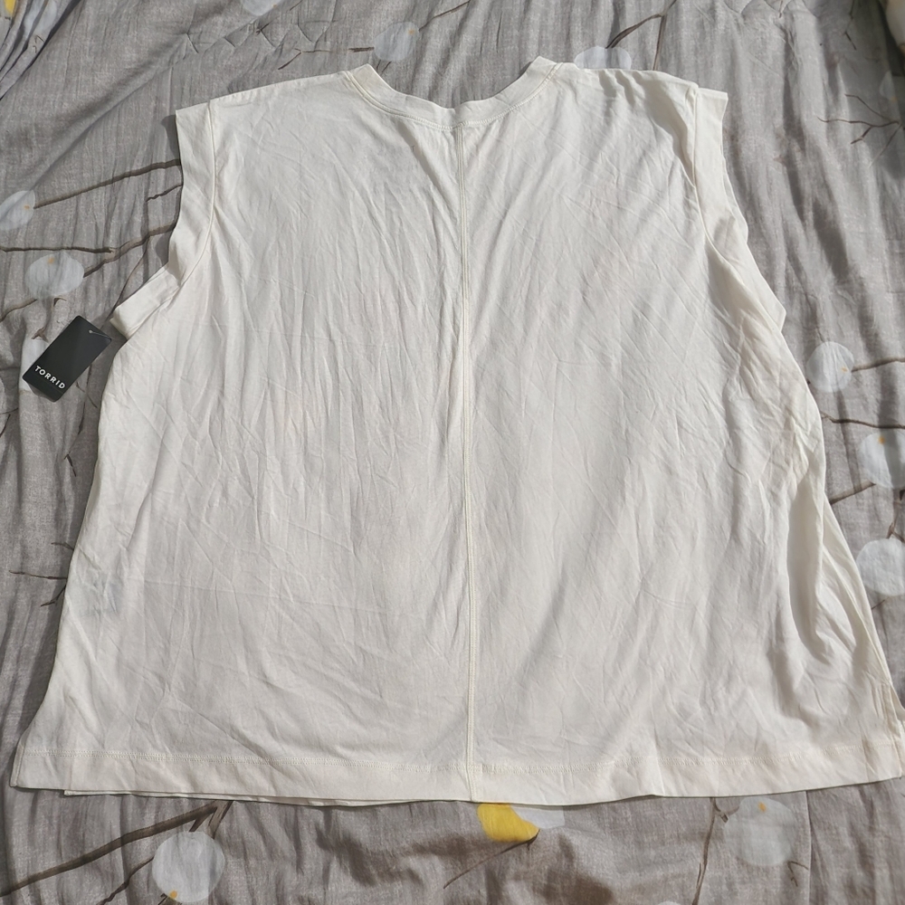 Torrid sz 1 1X Graphic vintage cotton jersey dolman tank - Picture 3 of 10